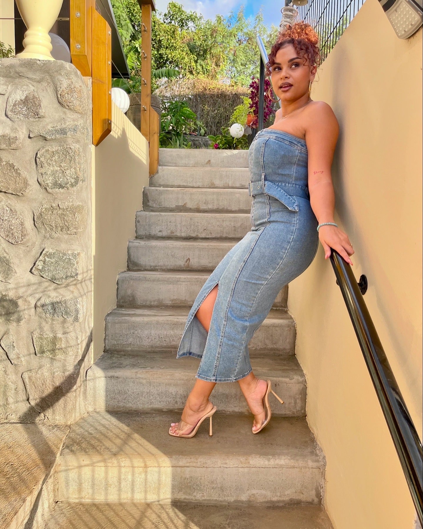 Robe bustier Gelena
