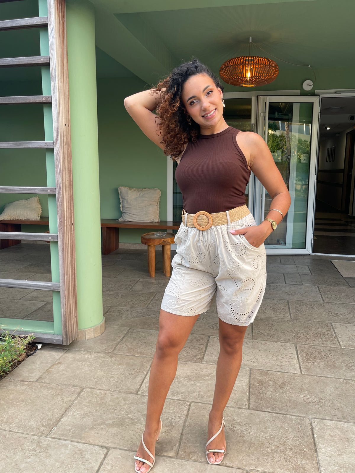 Short dentelle Emiline
