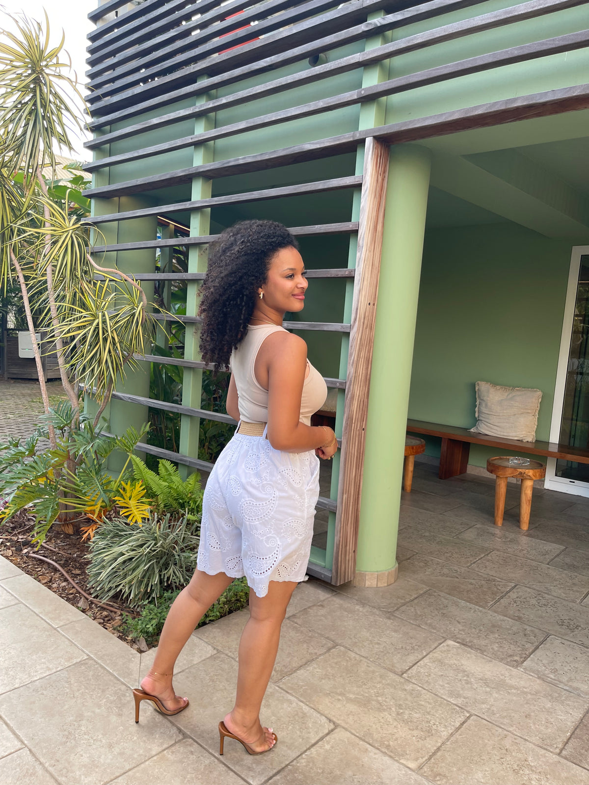 Short dentelle Emiline