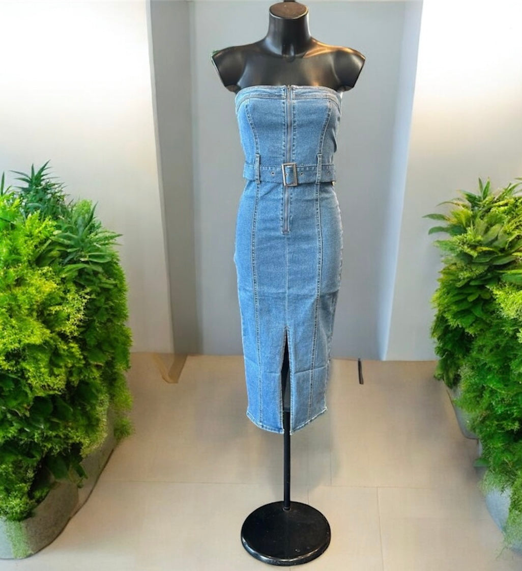 Robe bustier Gelena